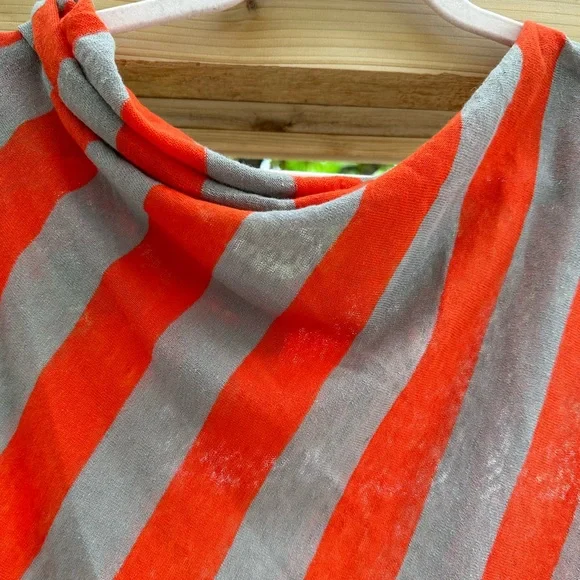 Anthropologie Moth Asymmetrical Drapey Sweater Top Dolman Sleeves Medium - Picture 8 of 11